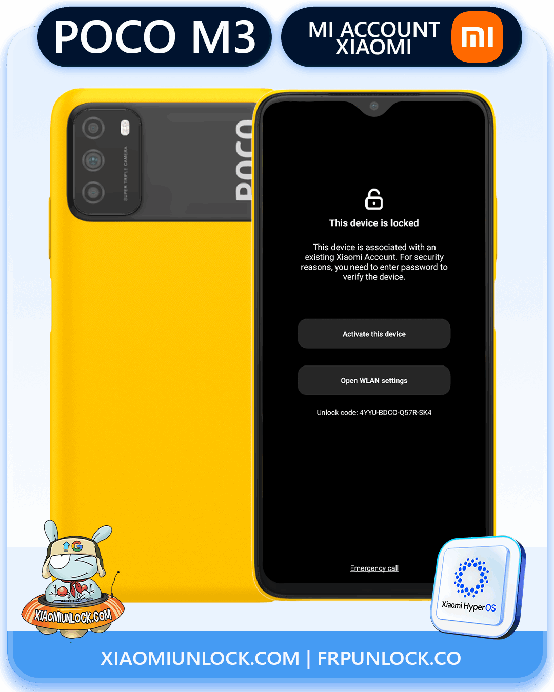 Remove Xiaomi Mi Account Poco M3
